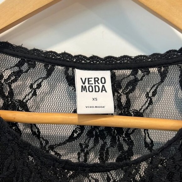 Vero Moda black lace  dress size XS - Picture 6 of 9